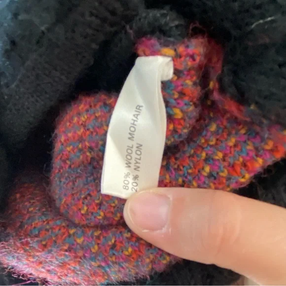 *SOLD* Giovanni Ferretti Vintage Vibrant Geometric Women's Cardigan Wool Size L - Picture 2 of 13